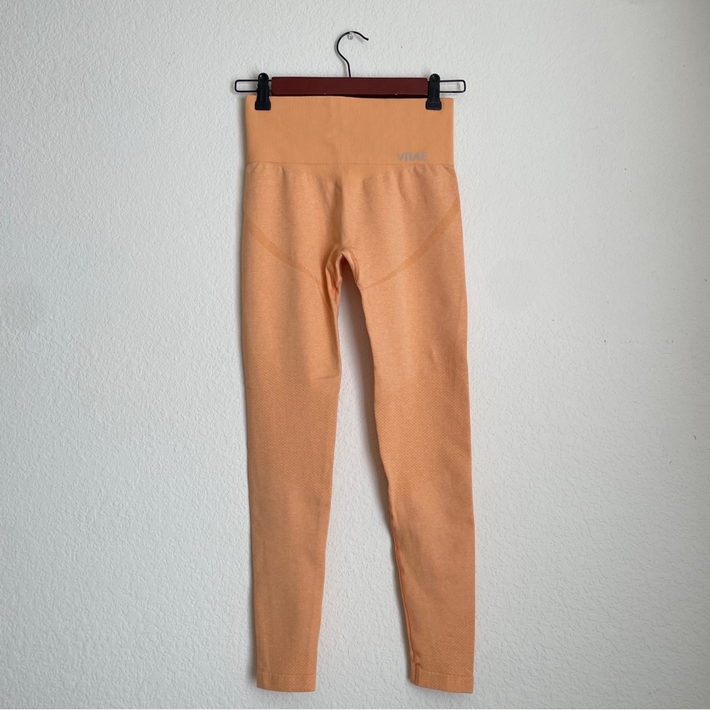 Vitae power move seamless leggings- tangerine orange